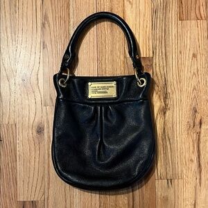 Marc by Marc Jacobs Black Leather Q Hillier Mini Hobo